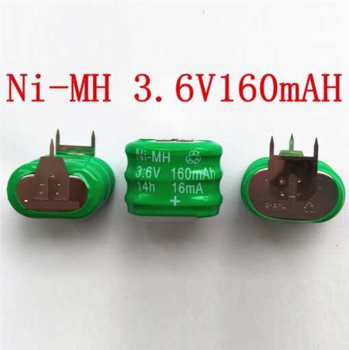 Pin sạc cúc áo 3.6V 160mAh ghép 3 cell B150H tương thích Varta 3/150H