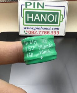 Pin sạc cúc áo 3.6V 160mAh ghép 3 cell B150H tương thích Varta 3/150H