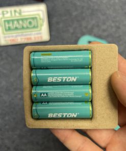 Alternative view of Bộ 4 pin tiểu sạc Beston AA1000 Li-ion 1.5V 3600mWh LR6 AA