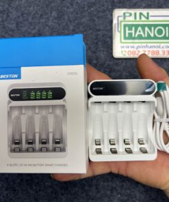 Bộ sạc 4 pin tiểu pin đũa Beston C9023L LCD 1.2V USB Type-C MicroUSB