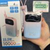 Sạc dự phòng 10000mAh 22.5W Beston PBCL01 – Tích hợp cáp, Sạc nhanh PD & QC