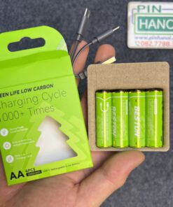 Bộ 4 Pin tiểu sạc Beston AA Lithium 1.5V 3000mWh Sạc Nhanh USB-C 2AC-80 P2-Li2A-3071C