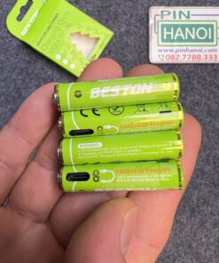 Alternative view of Hộp 4 Pin đũa sạc Beston Lithium 1.5V AAA sạc nhanh USB-C 900mWh REB3A580