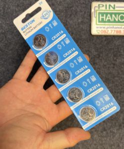 Alternative view of Vỉ 5 Viên Pin Cúc Áo Lithium Beston CR2016 3V – Pin Chìa Khóa