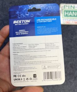 Alternative view of Pin Sạc 9V 1000mAh Beston 9VC-10CV Lithium – Tích Hợp Cổng Sạc Type-C