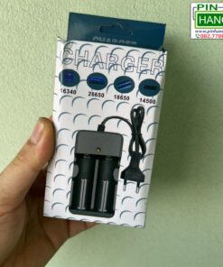 Alternative view of Bộ sạc 2 pin Li-ion 18650 3.7v MD-282A 26650 14500 16340