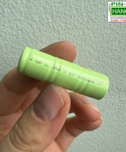 Khối Pin Sạc Ghép 3 Cell 1/3AA Ni-MH 3.6V 600mAh gắn chân hàn