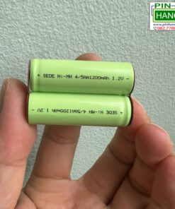Khối Pin Sạc Ghép 2 Cell 4/5AA Ni-MH 2.4V 1200mAh Gắn Chân Hàn