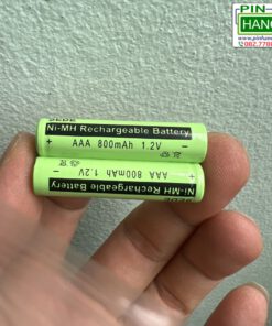 Alternative view of Khối Pin Sạc Ghép 2 Cell AAA Ni-MH 1.2V 800mAh Gắn Chân Hàn