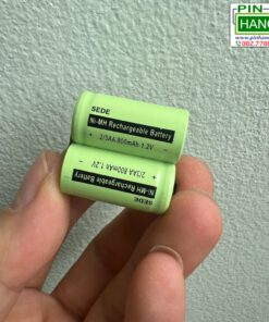 Khối Pin Sạc Ghép 2 Cell 2/3AA 2.4V 800mAh Gắn Chân Hàn