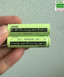 Pin Ghép 2 Cell AA Ni-MH 2.4V 1800mAh Gắn Chân Hàn