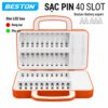 Bộ Sạc 40 viên Beston BST-C880 có đèn báo tự ngắt cho pin AA AAA