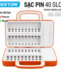 Bộ Sạc 40 viên Beston BST-C880 có đèn báo tự ngắt cho pin AA AAA