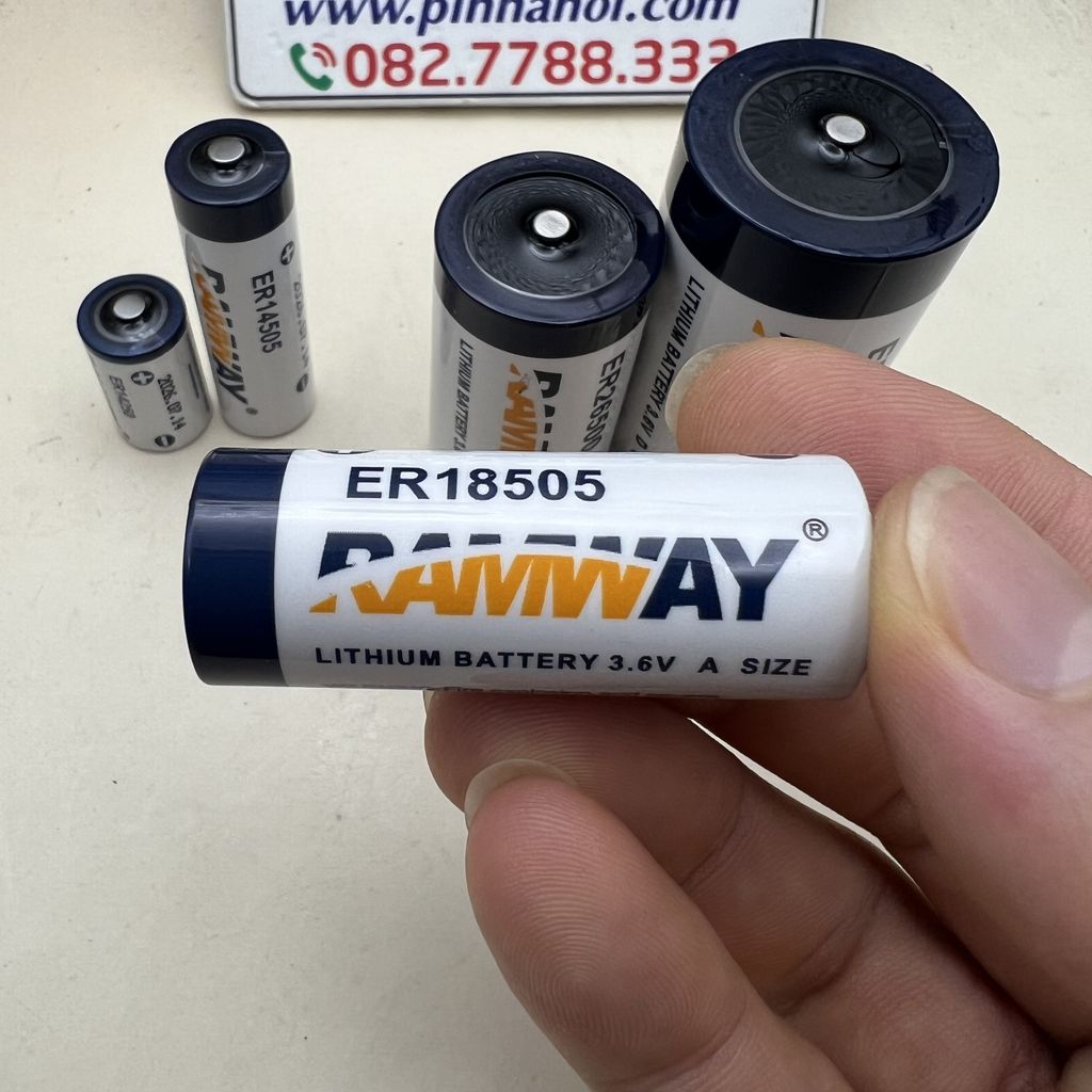Pin Lithium RAMWAY ER18505 3.6V Li-SOCl2 size A chính hãng - Ảnh 5