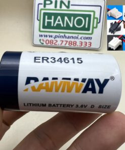 Pin Lithium Ramway ER34615 3.6V Li-SOCl2 size D dung lượng cao