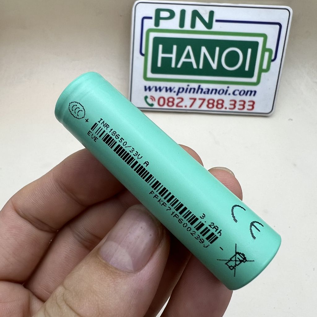 Pin Sạc Lithium-Ion EVE INR1865033V 3.6V 3.2Ah (3200mAh) Chính Hãng Độ Xả Cao - Ảnh 2