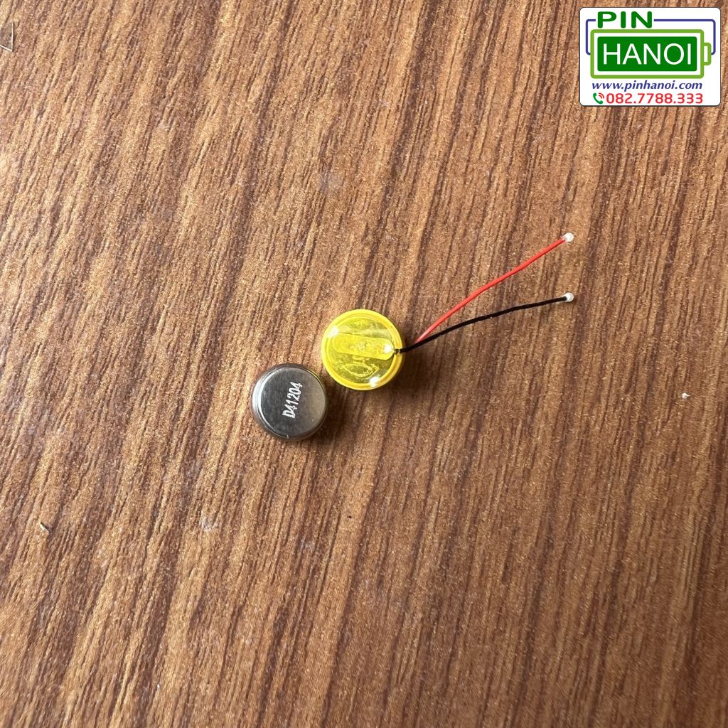 Pin sạc cúc áo LIR840 3.6V Li-ion Rechargeable có tuỳ chọn gắn dây - Ảnh 2