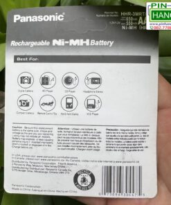 Alternative view of Vỉ 2 Pin điện thoại kéo dài Panasonic AAA NiMH HHR-3MRT