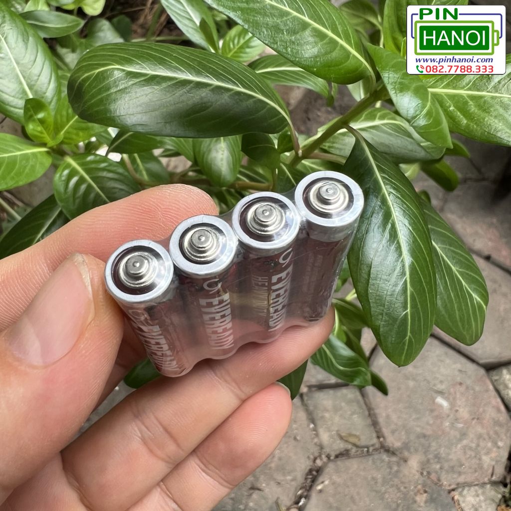 Bộ 4 Viên Pin Đũa Eveready Heavy Duty 1012 SW4 AAA 1.5V Màu Đỏ - Ảnh 3