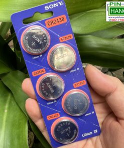 Alternative view of Pin Cúc Áo Sony CR2430 3V Lithium Indonesia Cho Cảm Biến Điều Khiển Đồng Hồ